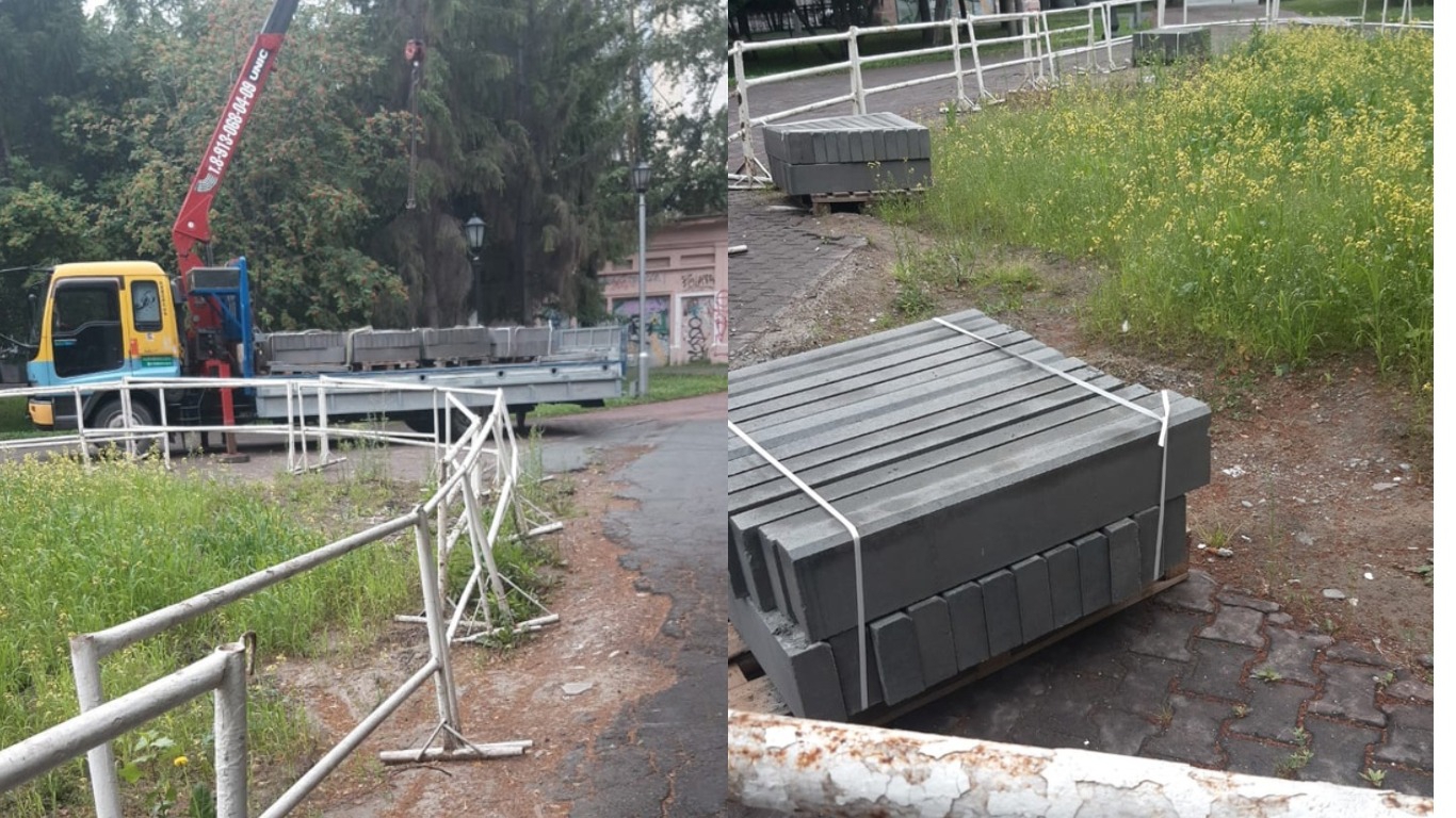 В Новосибирске стартовало благоустройство Первомайского сквера