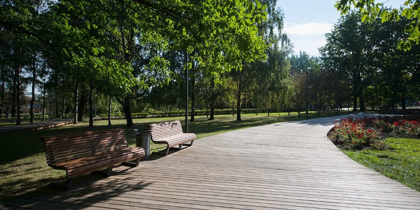 Парк 50-летия Октября после благоустройства