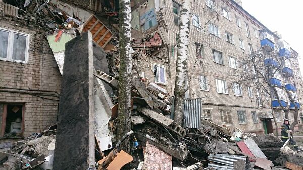 Взрыв газа в пятиэтажке в подмосковном Орехово-Зуево