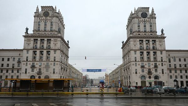 Здания на привокзальной площади в Минске Здания на привокзальной площади в Минске
