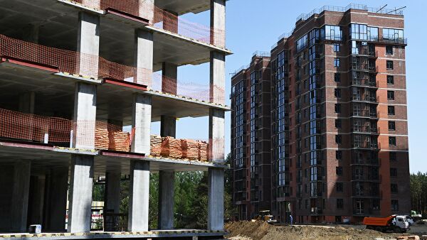 Строительство жилого комплекса в Новосибирске