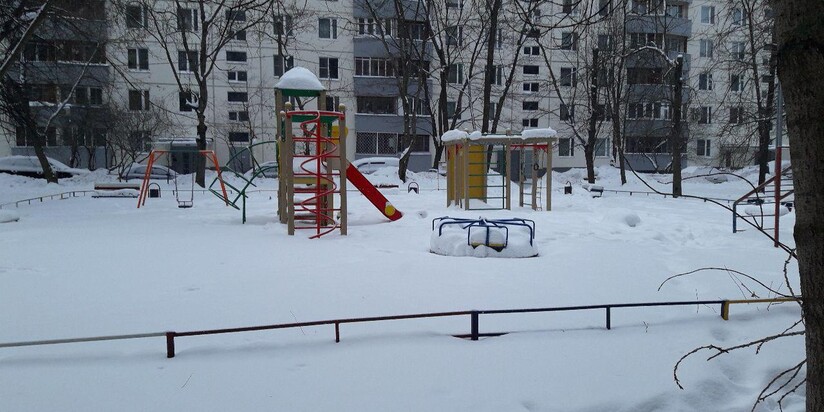Москва после снегопада