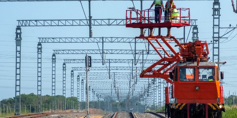 Железнодорожный подход к Крымскому мосту