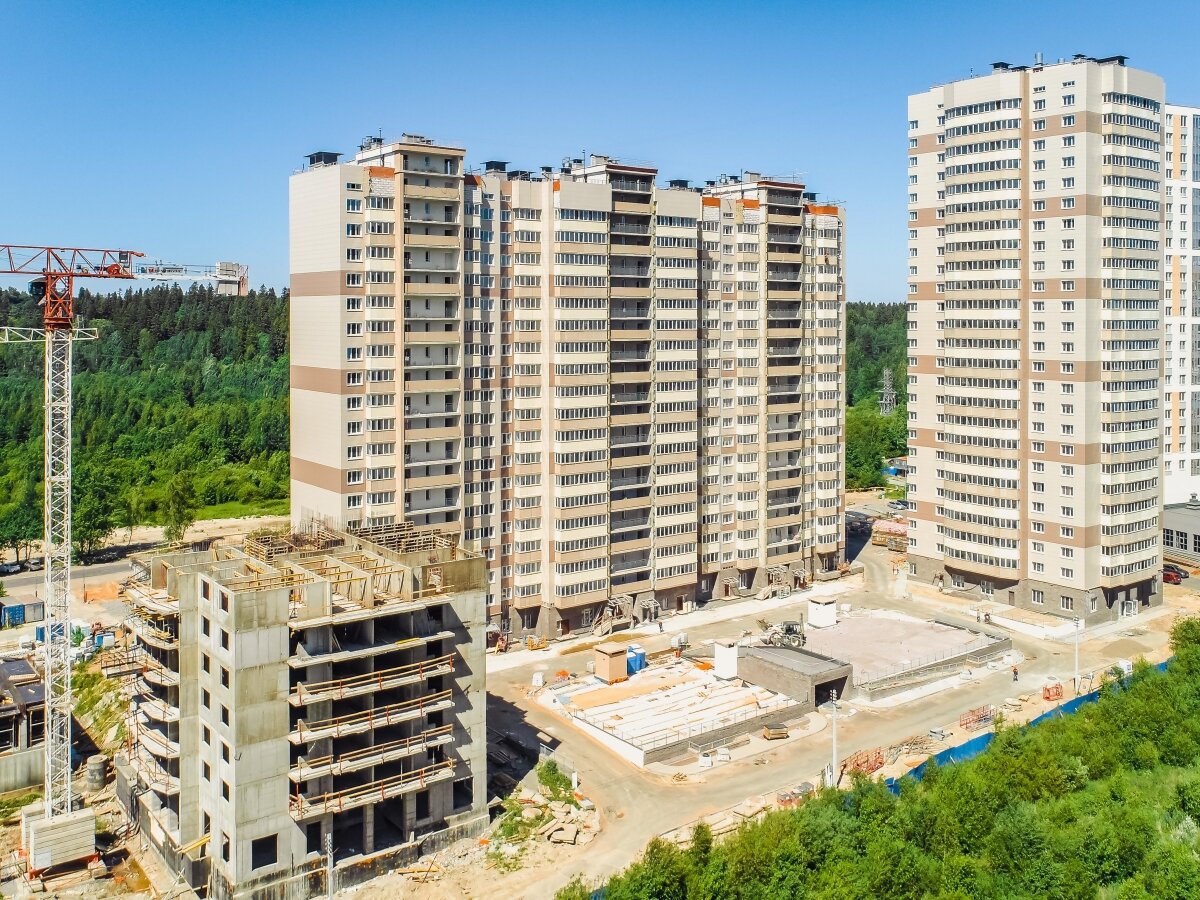 В Санкт-Петербурге достроили две секции проблемного ЖК в Парголово