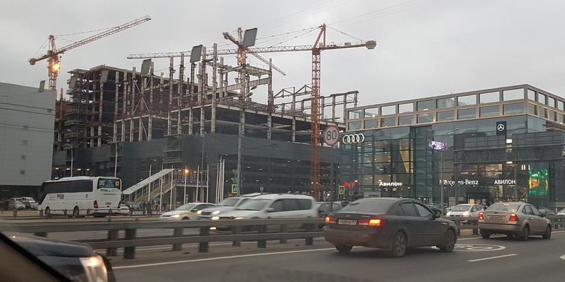 Стройка в Москве