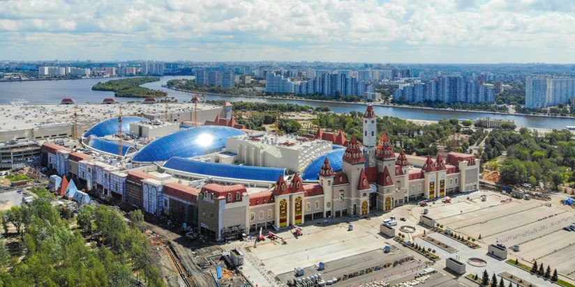 Строительство парка "Остров мечты"