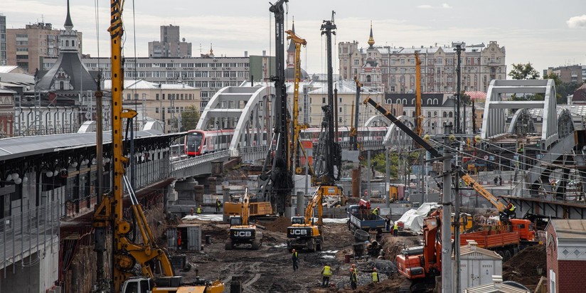 Работы на Комсомольской площади и как идет строительство ж/д станции МЦД-2 и МЦД-4