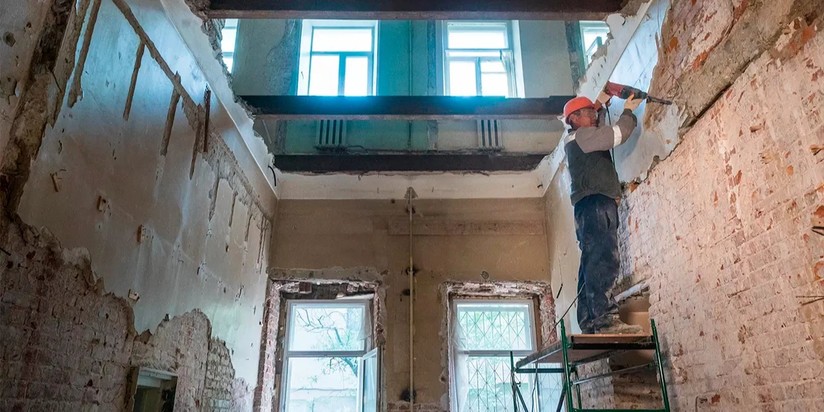 Капремонт особняка Хлудова в Басманном районе