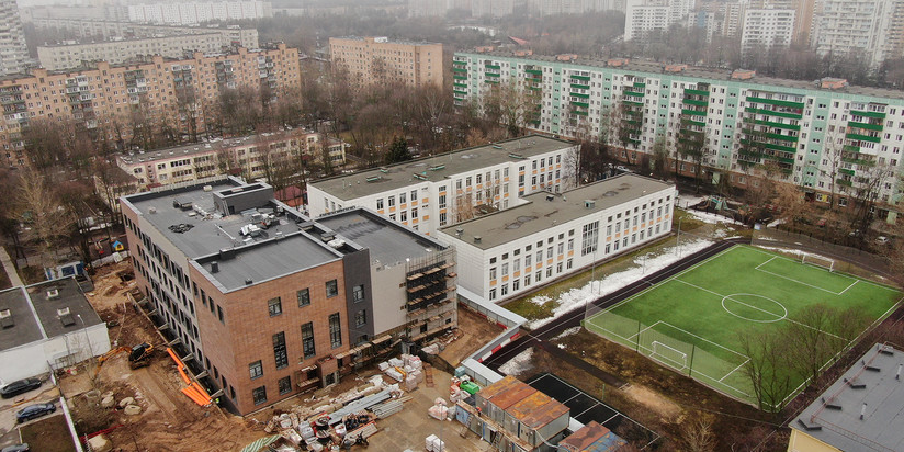 Строительство школы в Дмитровском районе Москвы
