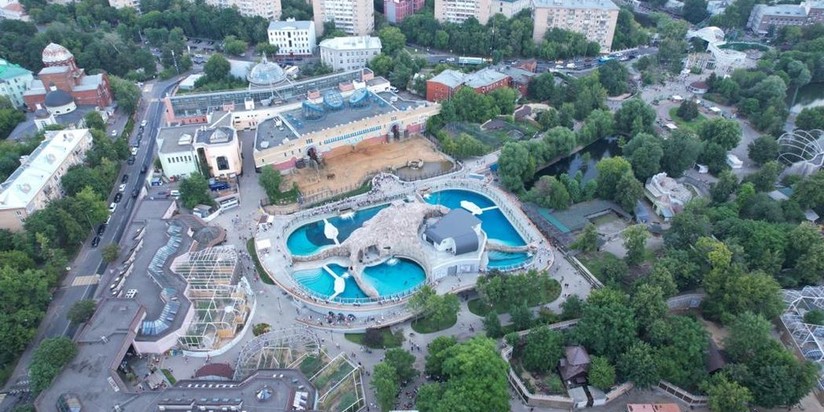Павильон "Ластоногие" в московском зоопарке